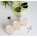 Bamboo Fiber Salt Spices Condiment Container